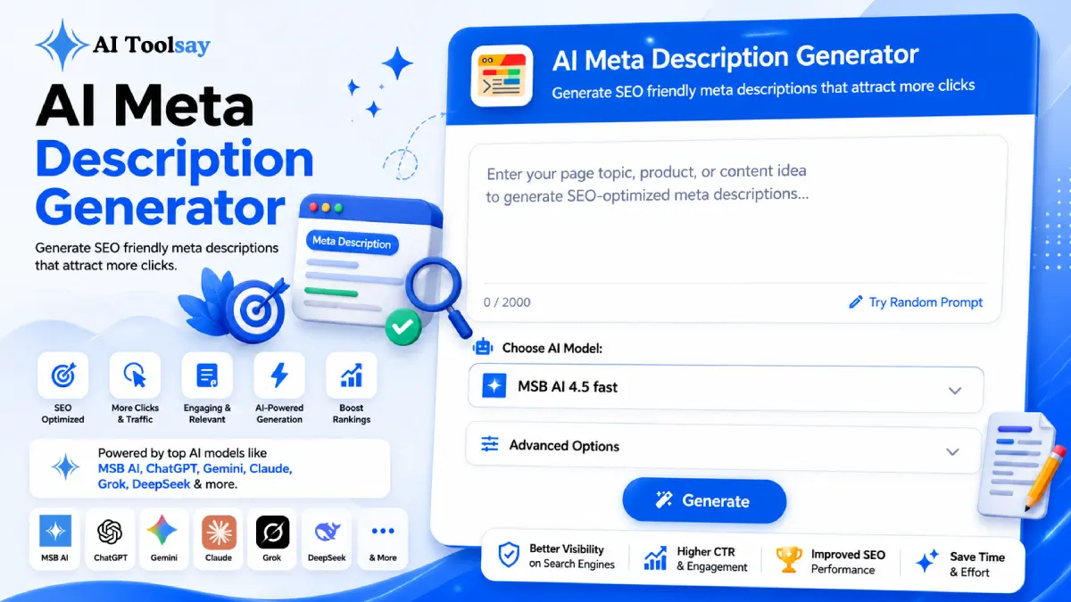 AI Meta Description Generator